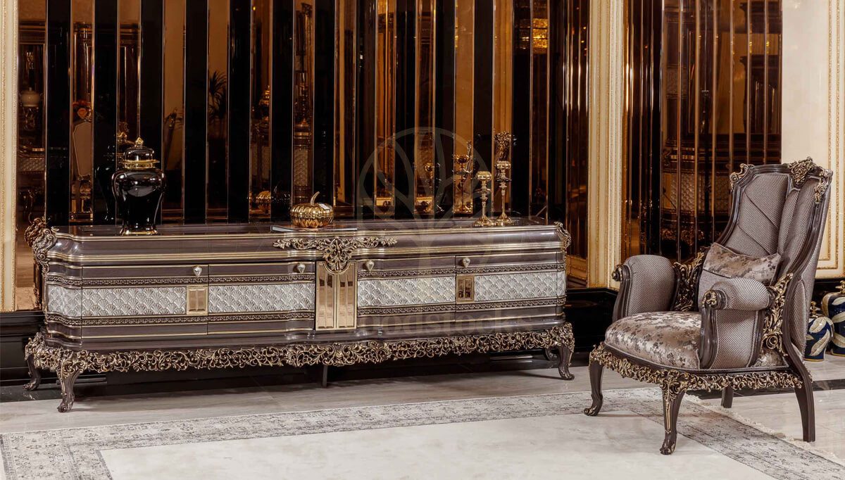 Royal Bergama Bronze Hand Carved Teak Sofa Set, Saharanpur, view 10