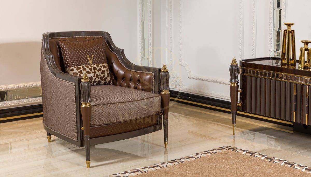 Luxury Estelya Handcrafted Teak Sofa Set, Saharanpur, view 4
