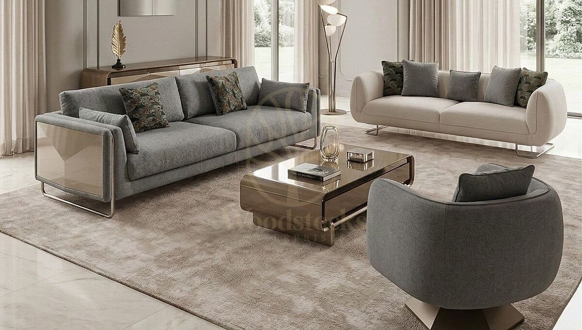 Luxury Nexus Handcrafted Teak Sofa Set, Saharanpur, view 4