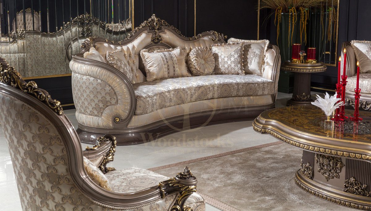 Royal Neova Brown Hand Carved Teak Sofa Set, Saharanpur, view 2