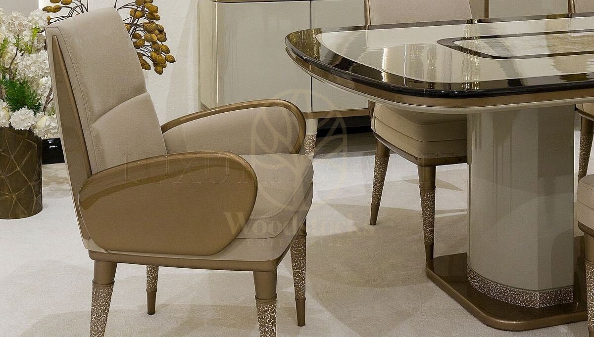 Luxury Orvesa Handcrafted Teak Dining Table Set, Saharanpur, view 4