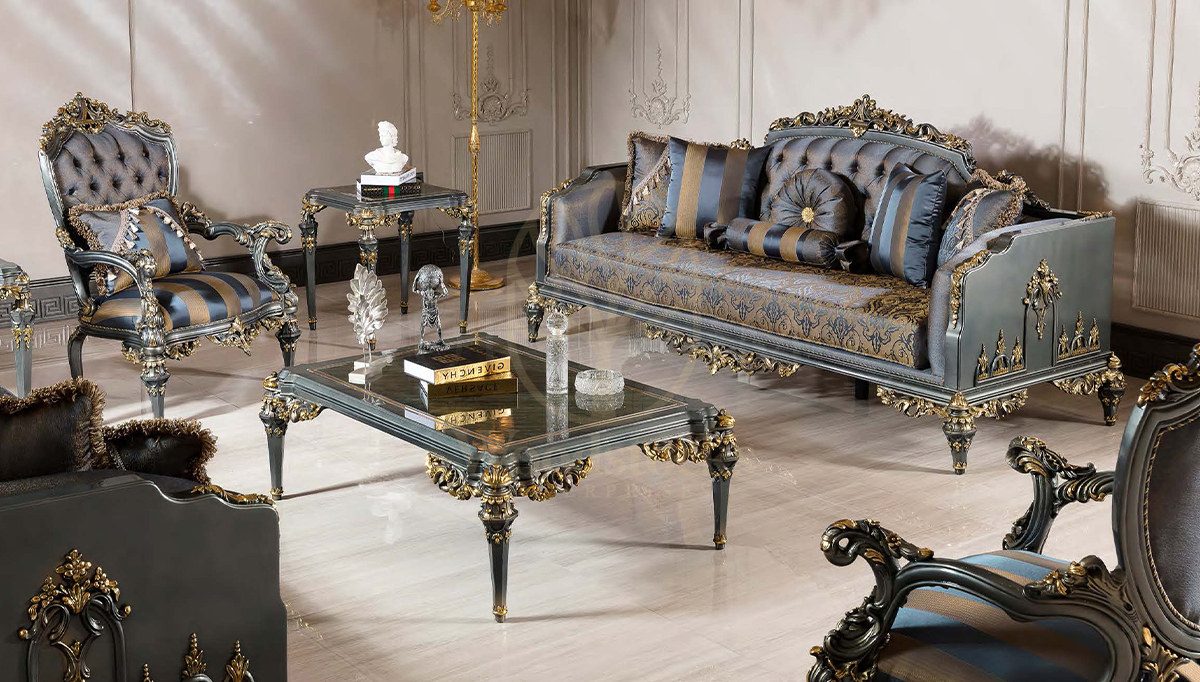 Royal Butan Hand Carved Teak Sofa Set, Saharanpur, view 2