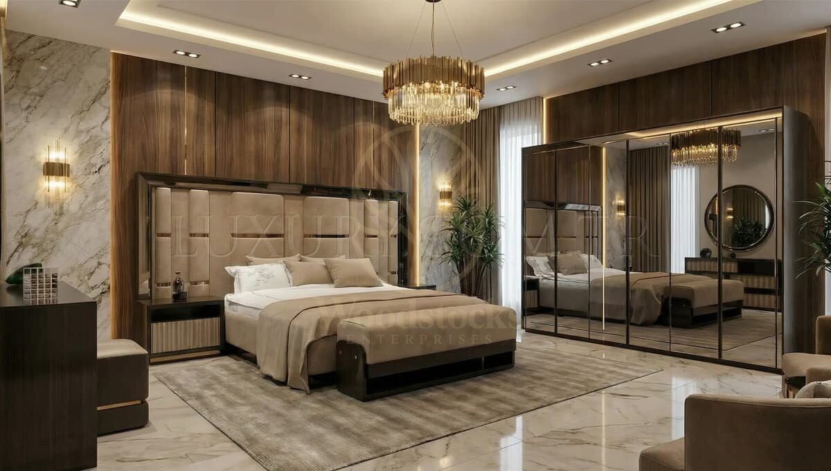 Luxury Molteni Handcrafted Teak King Size Bed, Saharanpur, King Size Bed
