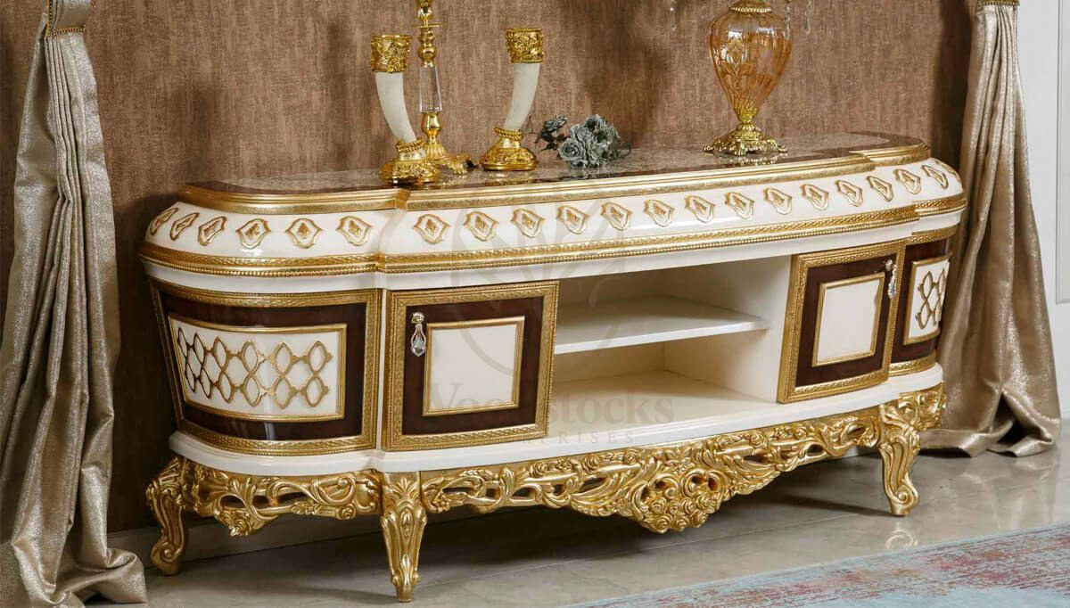 Royal Sultanahmet Hand Carved Teak Dining Table Set II, Saharanpur, view 10