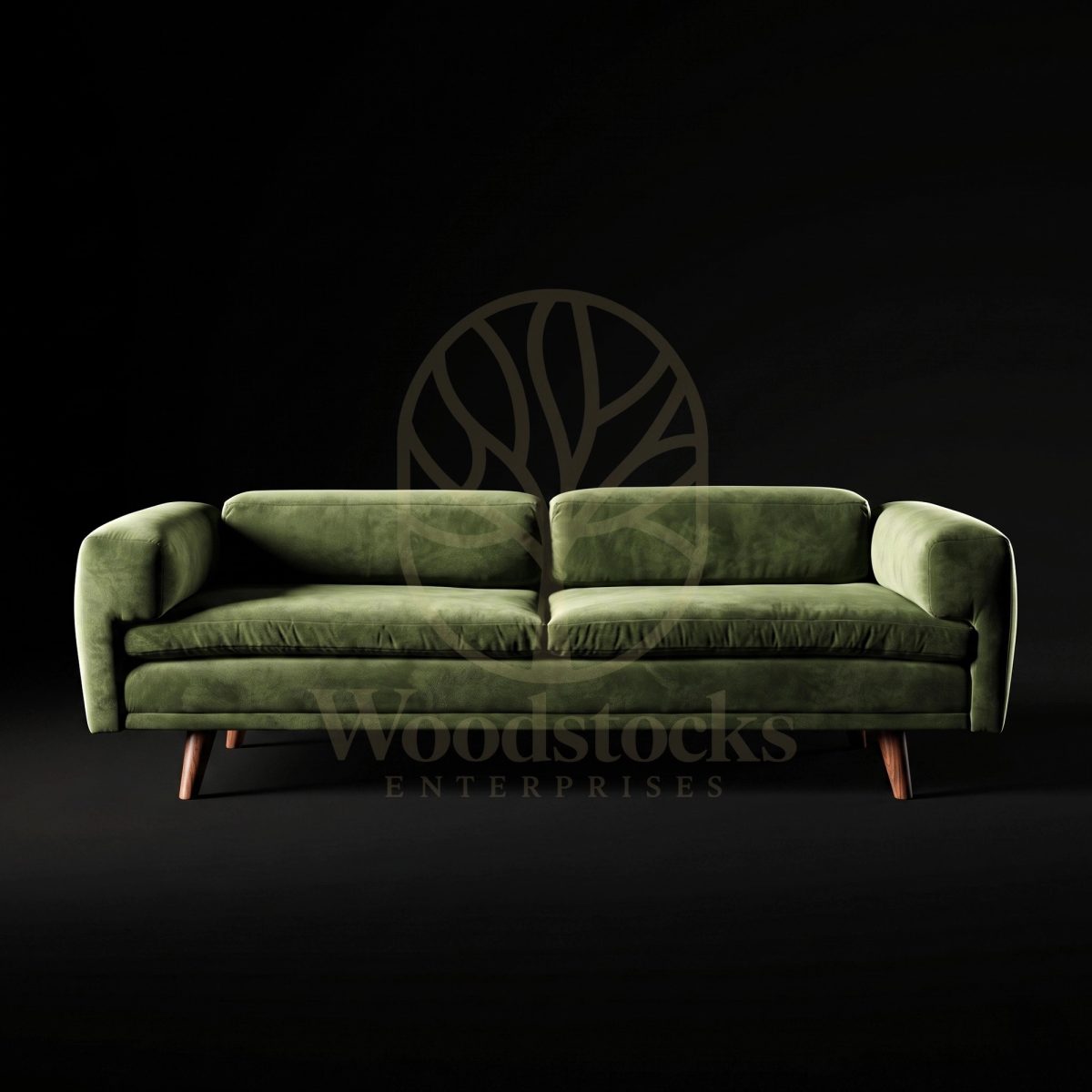 Luxury Teak Bloomsbury Mid Century Modern Diplomat Sofa, Saharanpur, Sofa Set