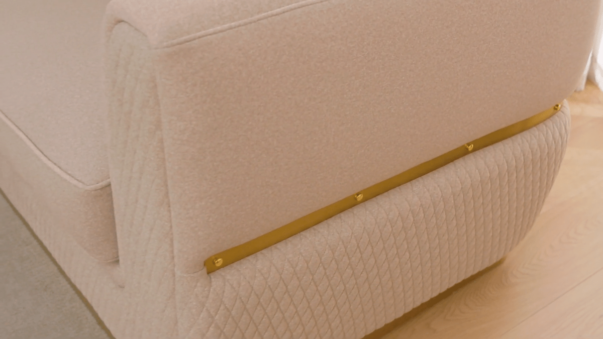 WSE High Quality Teak Wood Regal Gold Sofa Set, Sofa Set