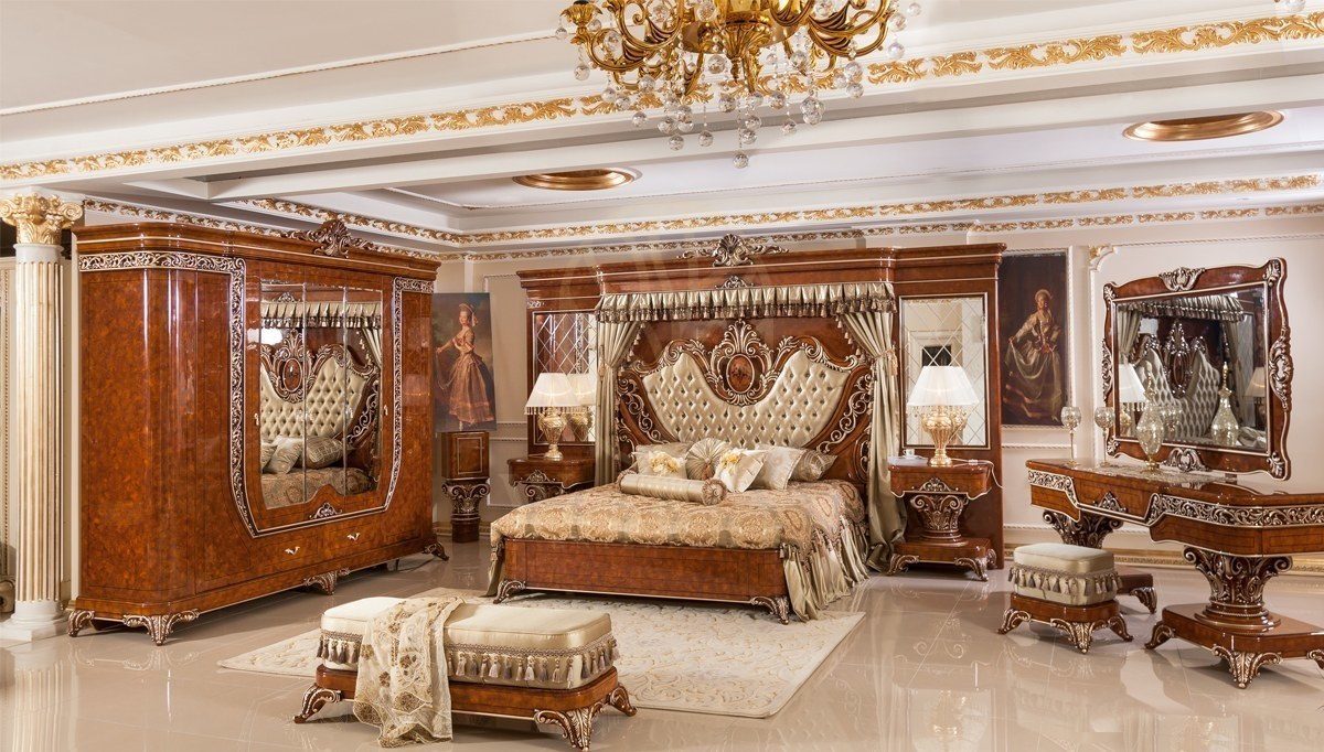 Royal Safir Hand Carved Teak King Size Bed, Saharanpur, King Size Bed
