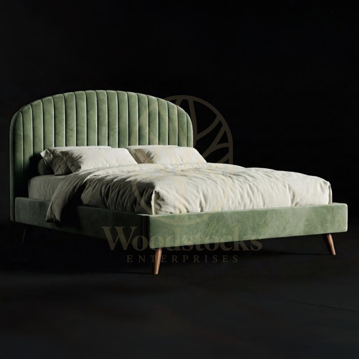 Luxury Teak Audrey’s New York Art Deco Bed, Saharanpur, King Size Bed