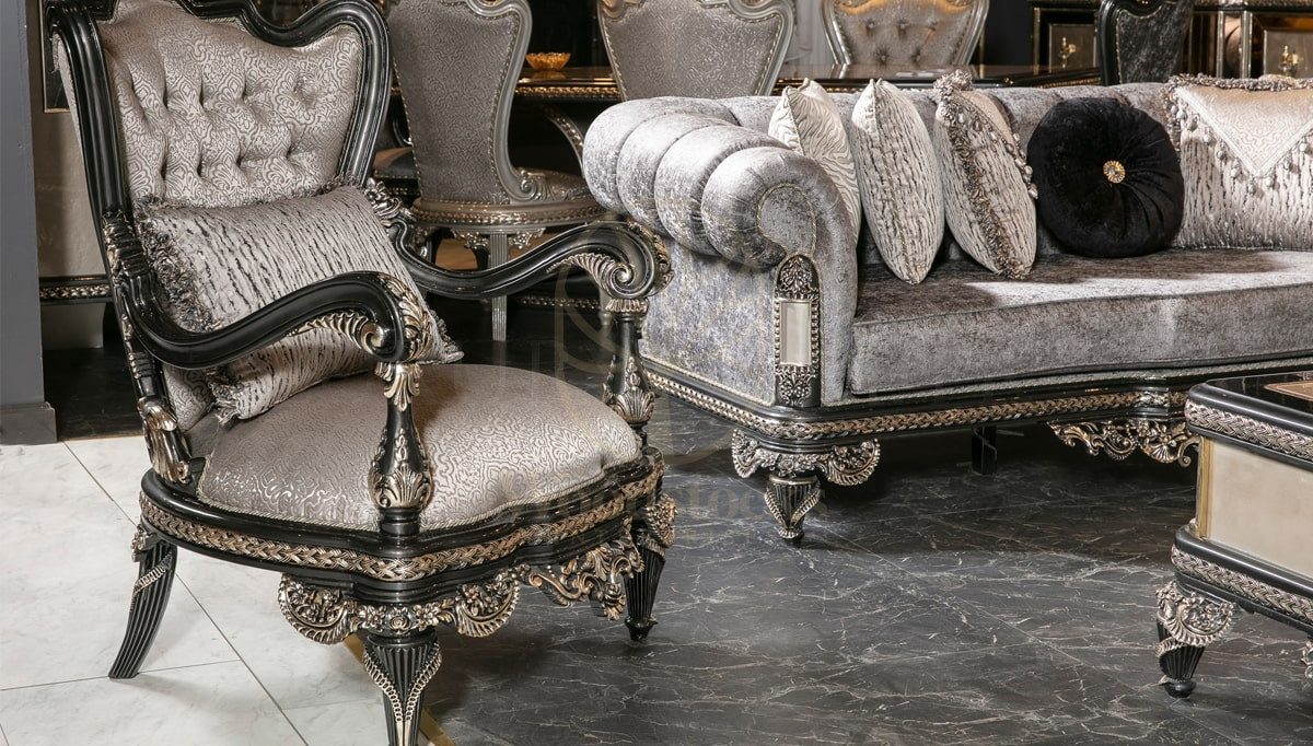 Royal Fidenza Hand Carved Teak Sofa Set, Saharanpur, view 7
