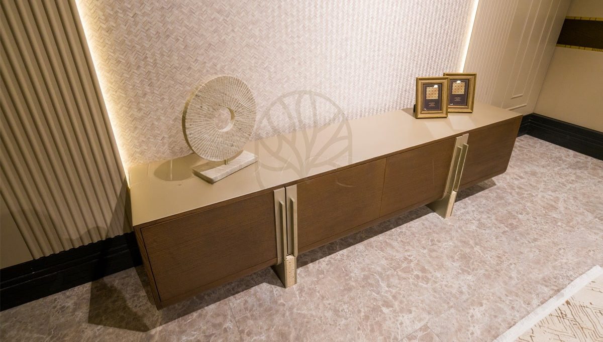 Luxury Santos Handcrafted Teak TV Cabinet, Saharanpur, view 2