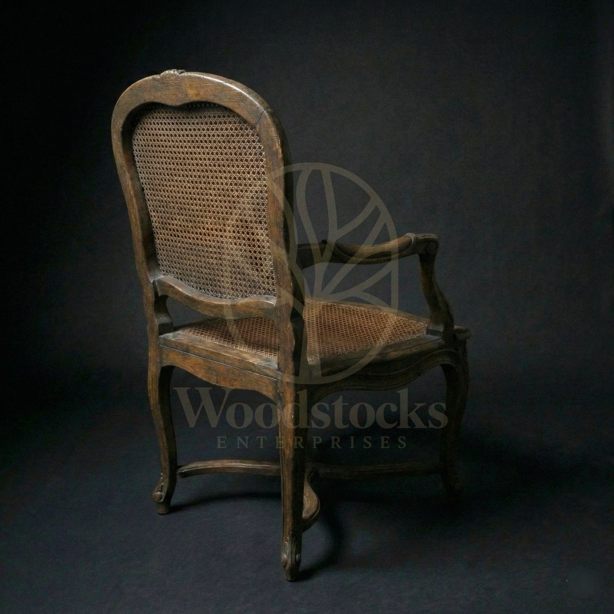 Royal Hand Carved Teak Bordeaux Townhouse Caned Armchair, Saharanpur, view 6