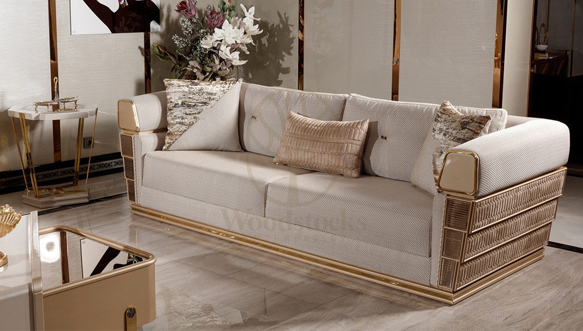 Luxury Loftusa Handcrafted Teak Sofa Set, Saharanpur, view 4