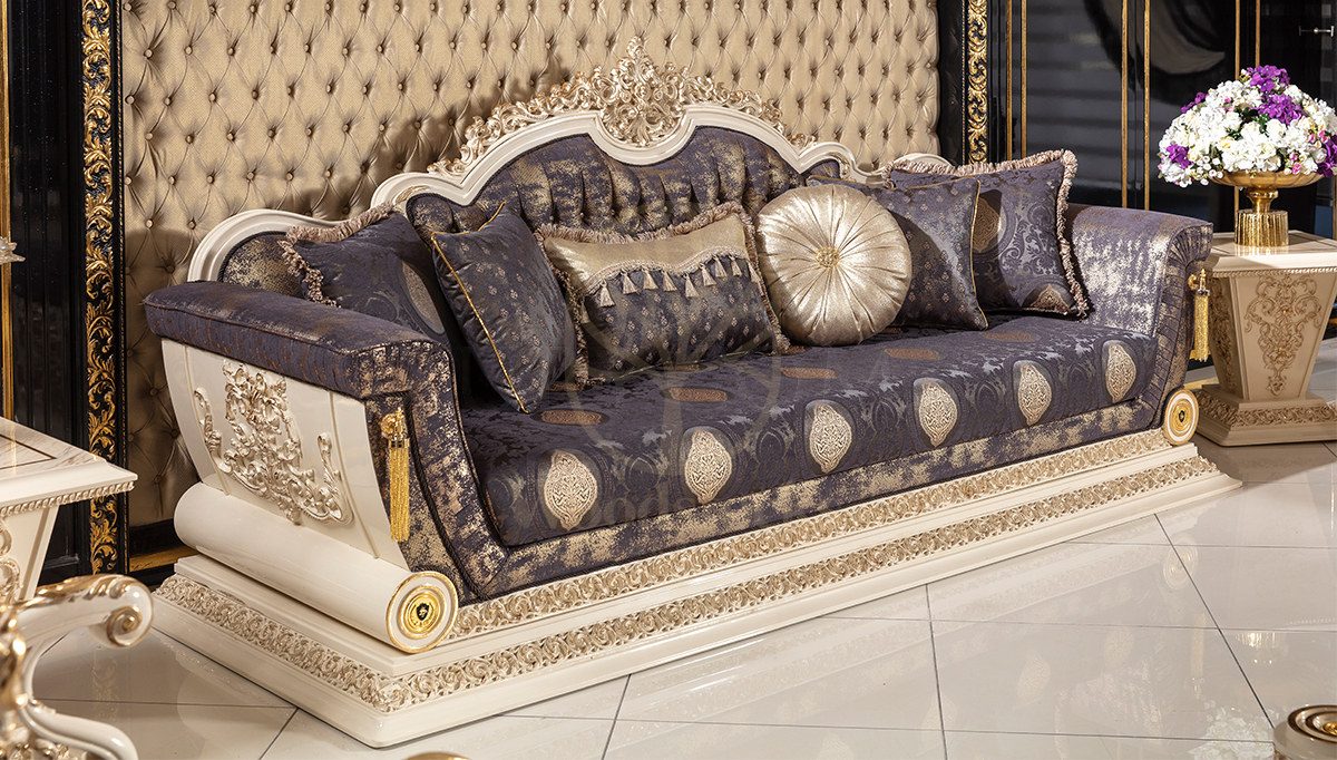 Royal Toronto Hand Carved Teak Sofa Set II, Saharanpur, view 4