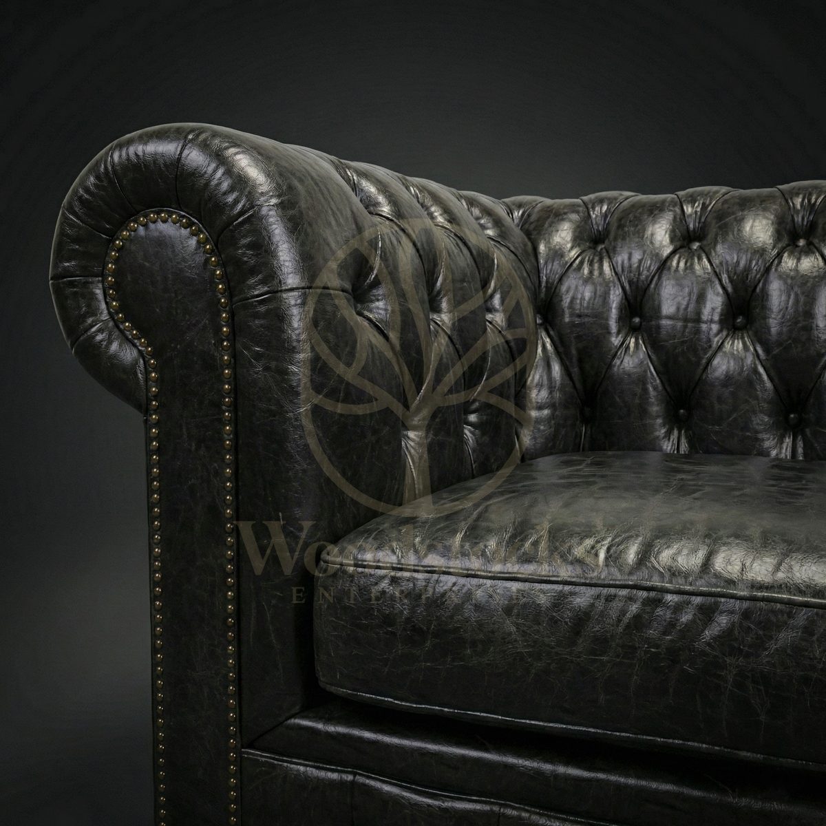 Luxury Teak Savoy Club Chesterfield Suite, Saharanpur, view 5