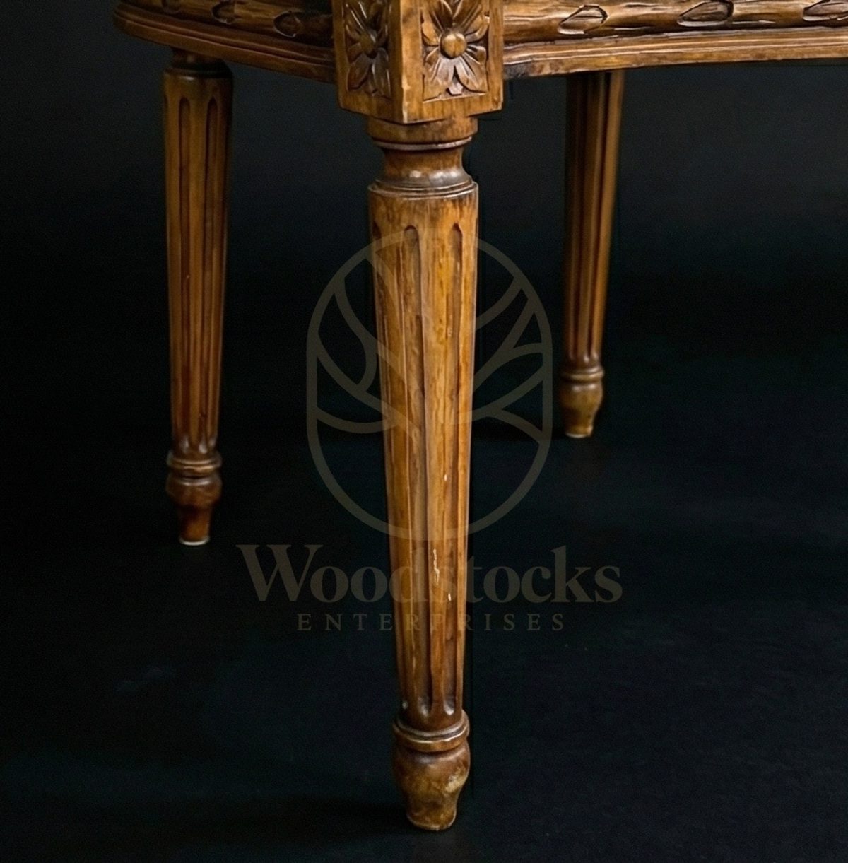 Royal Teak Le Fauteuil d’Orsay Parisian Cane-Back Salon Chair, Saharanpur, view 5