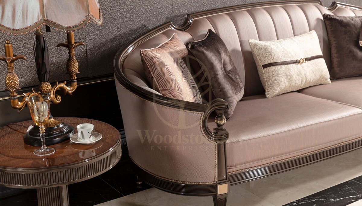 Royal Caserta Bronze Hand Carved Teak Sofa Set, Saharanpur, view 5