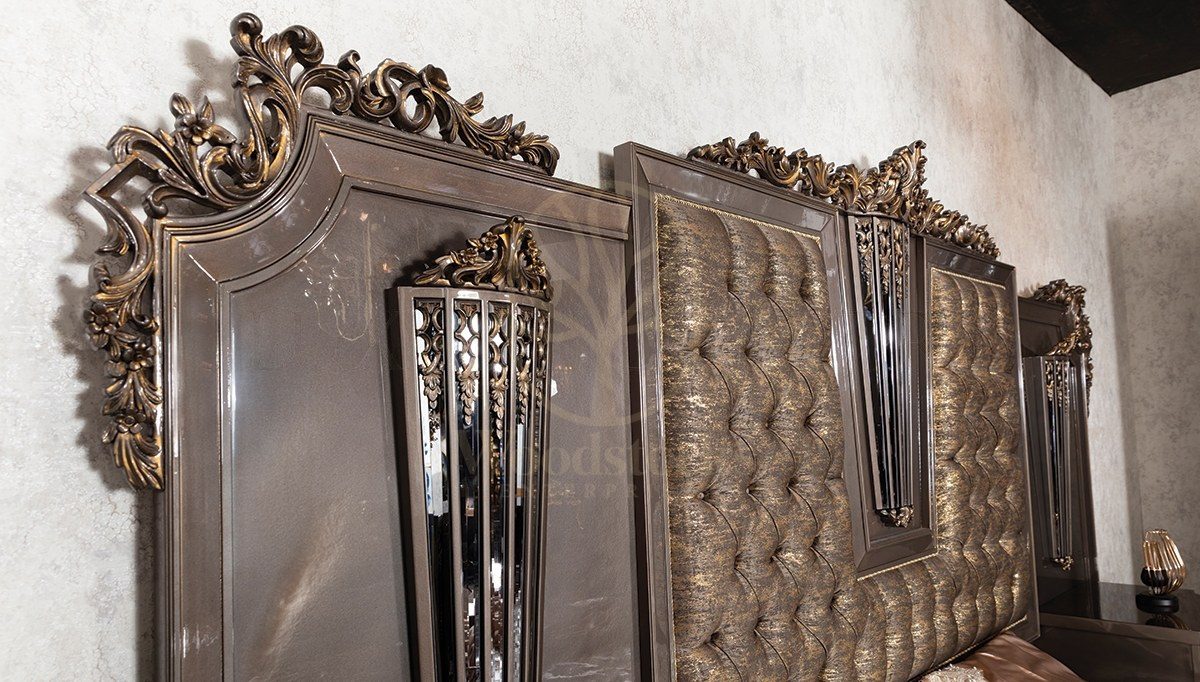 Royal Vitton Hand Carved Teak King Size Bed, Saharanpur, view 5
