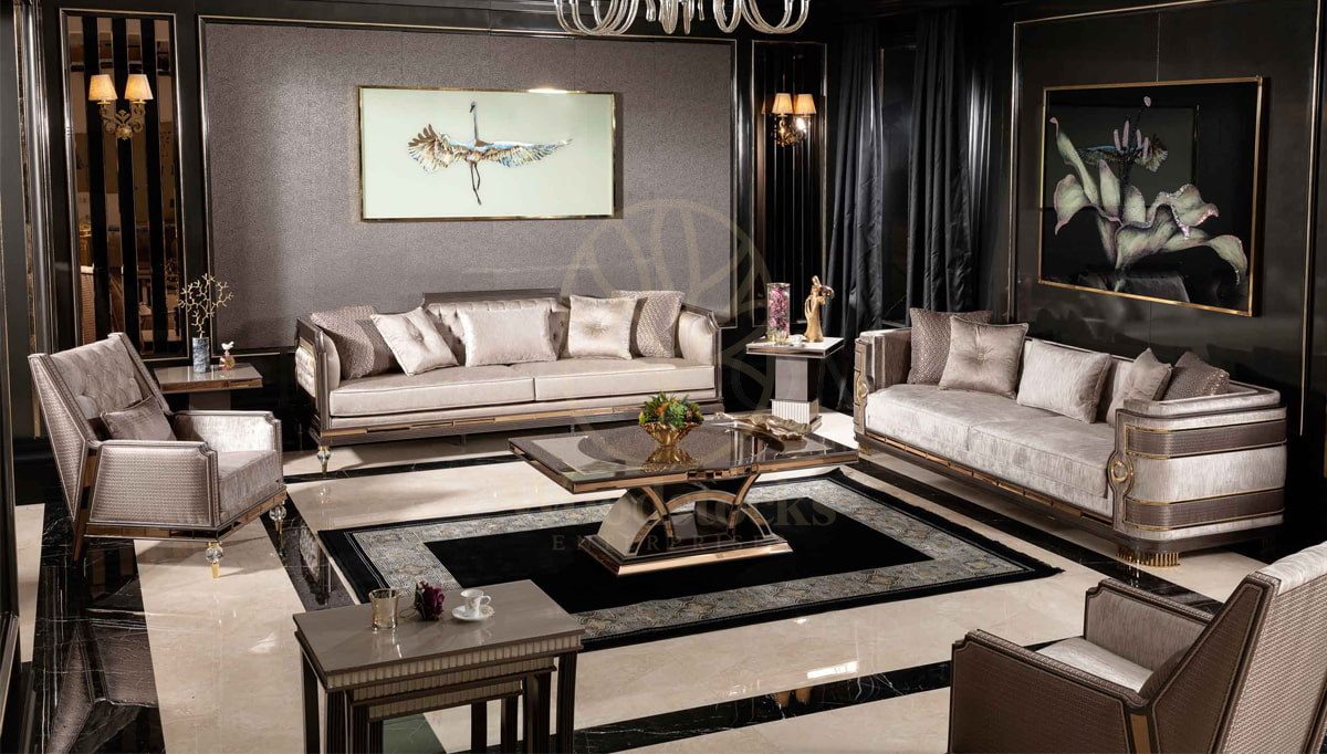Luxury Paraguay Handcrafted Teak Sofa Set, Saharanpur, view 2