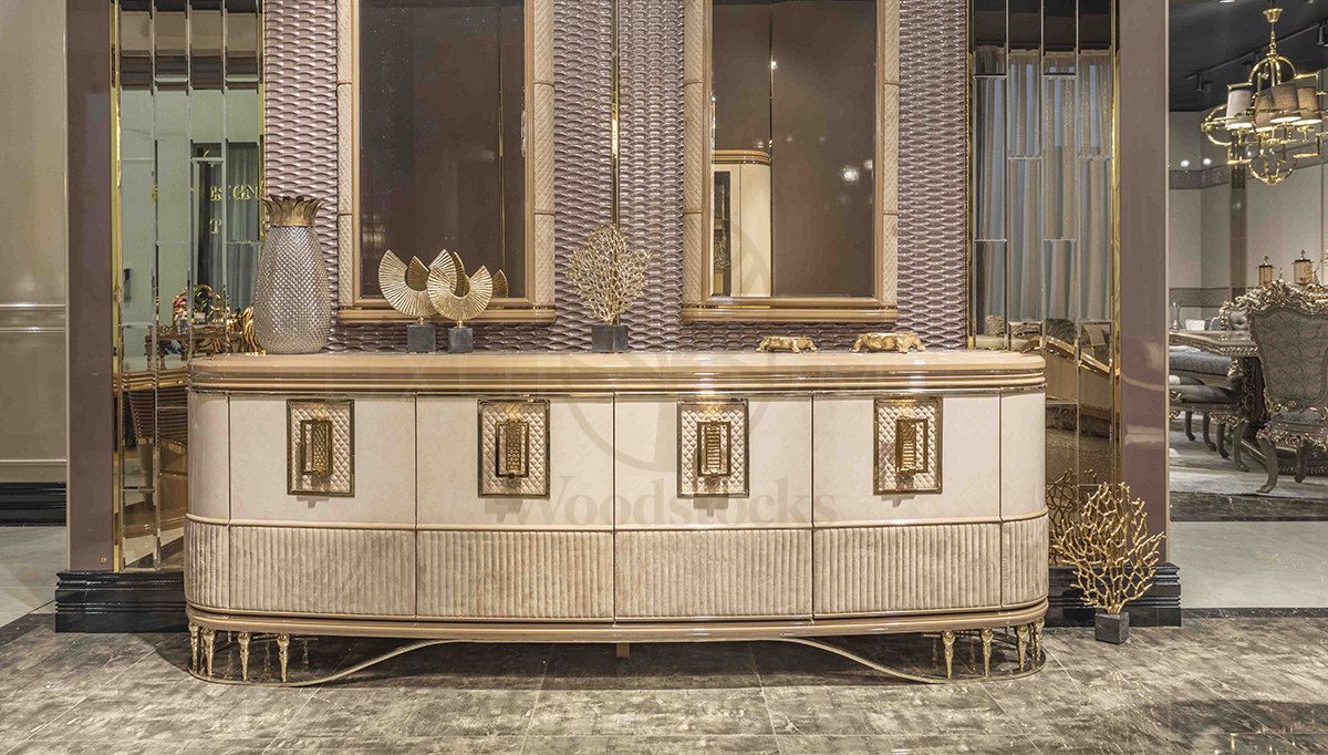 Luxury Mozena Handcrafted Teak Dining Table Set, Saharanpur, view 9