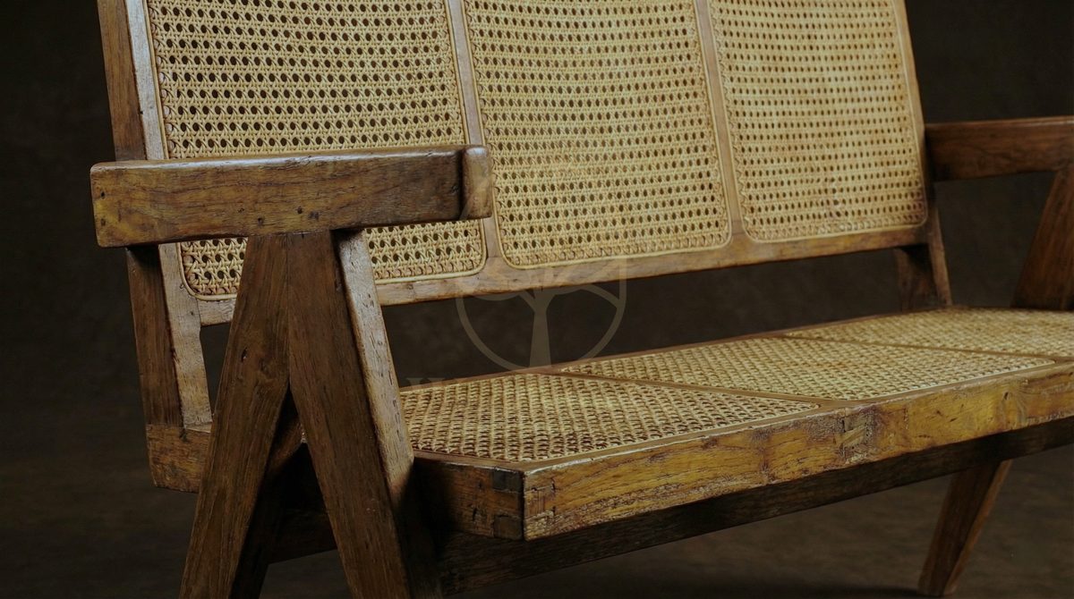 Luxury Teak Jeanneret Capitol Complex Assembly Seating, Saharanpur, view 4