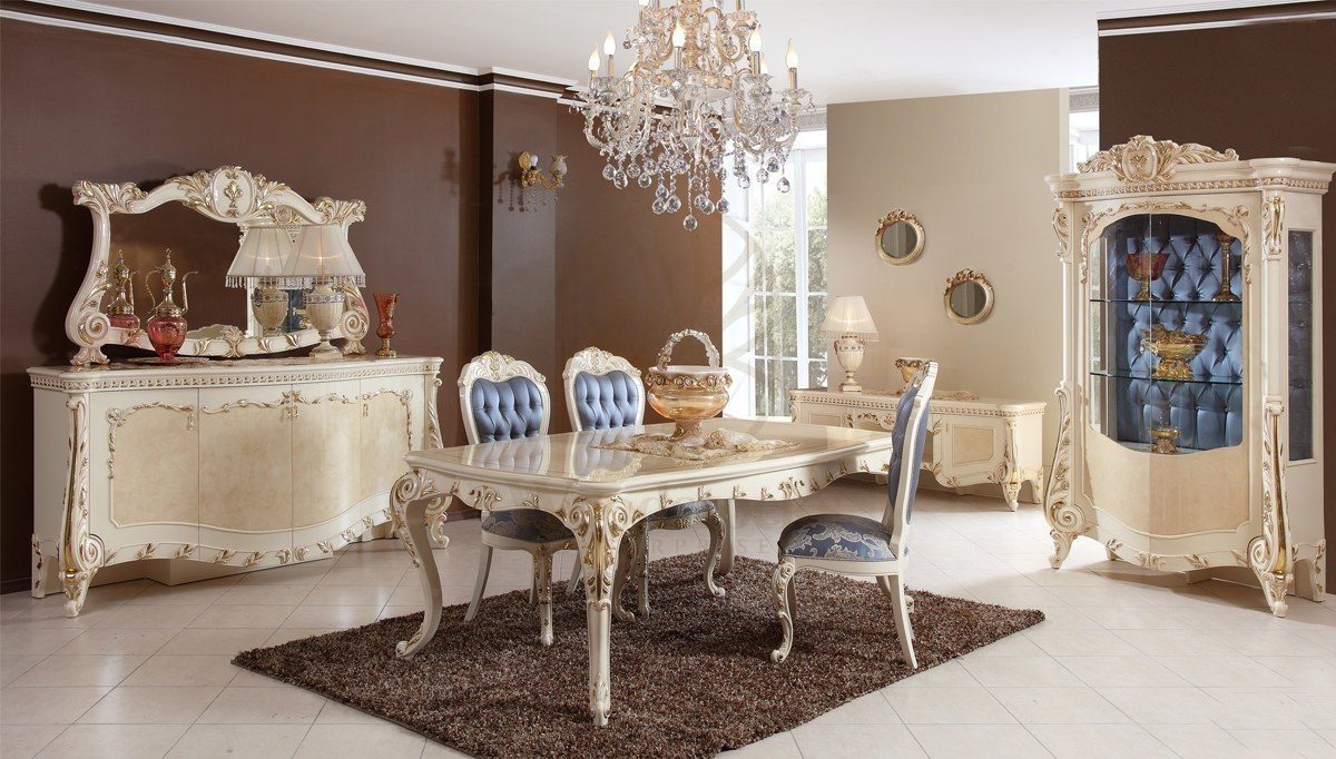 Royal Kutalp Hand Carved Teak Dining Table Set, Saharanpur, Dining Table