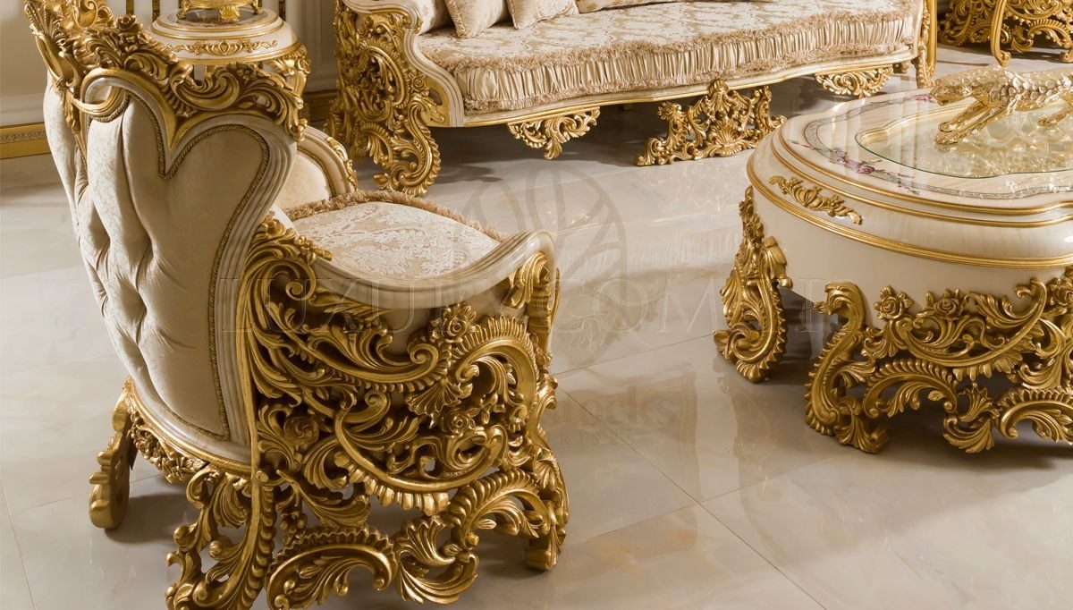 Royal Ayasofya Hand Carved Teak Sofa Set II, Saharanpur, view 6
