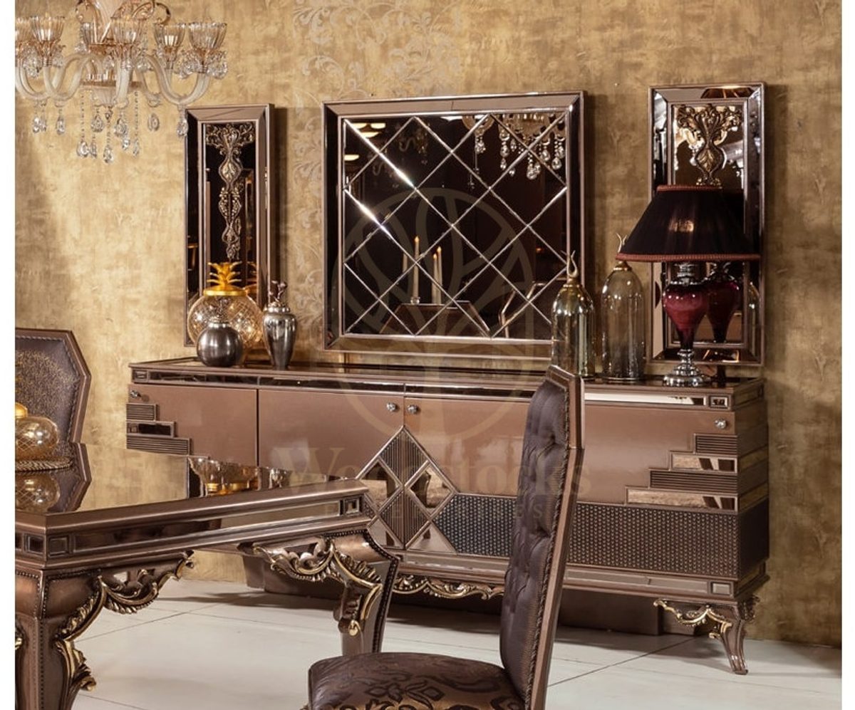 Royal Prince Hand Carved Teak Dining Table Set, Saharanpur, view 7