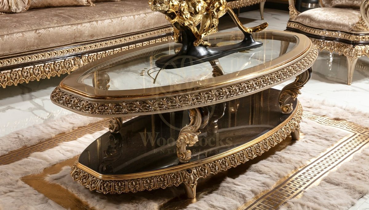 Royal Elviyon Hand Carved Teak Sofa Set, Saharanpur, view 7