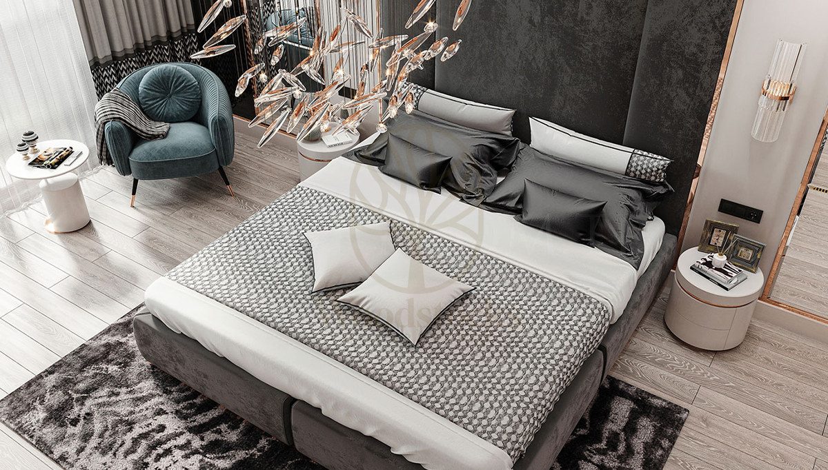 Luxury Dijon Handcrafted Teak King Size Bed, Saharanpur, view 4