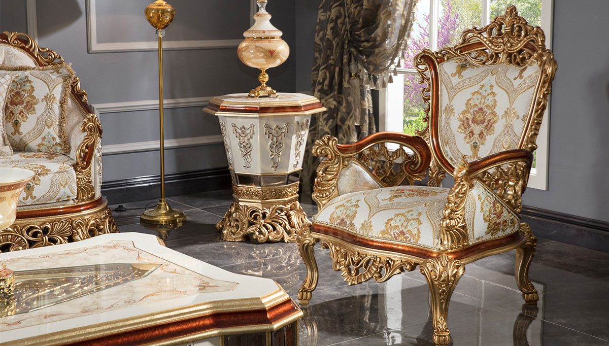Royal Hurrem Hand Carved Teak Sofa Set II, Saharanpur, view 2