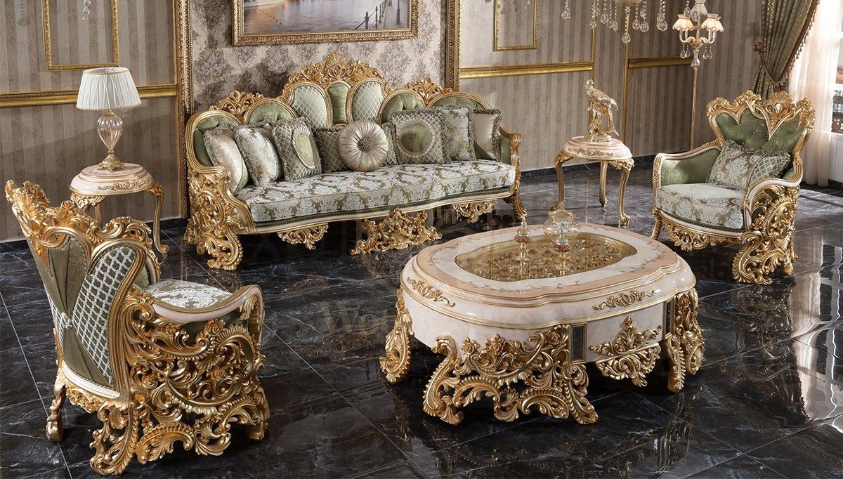 Royal Ayasofya Hand Carved Teak Sofa Set, Saharanpur, Sofa Set