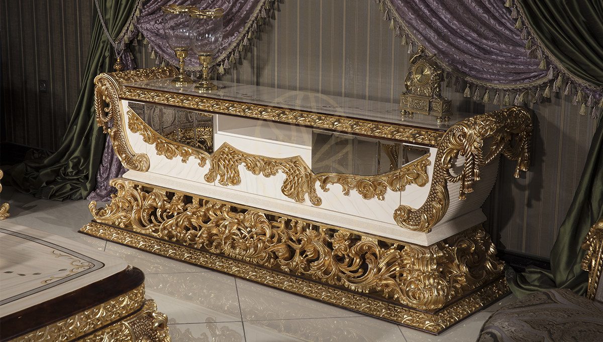 Royal Hisar Hand Carved Teak TV Cabinet, Saharanpur, TV Cabinet