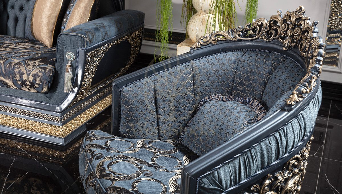 Royal Nazende Hand Carved Teak Sofa Set, Saharanpur, view 8