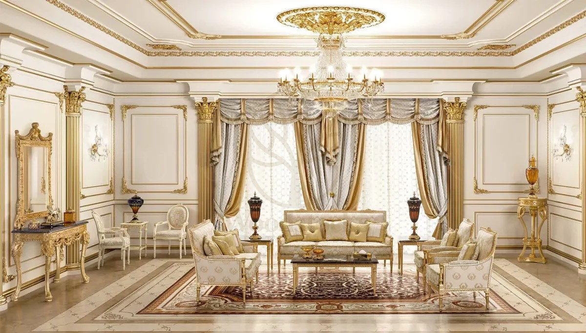 Royal Qatar Majlis Hand Carved Teak Sofa Set, Saharanpur, view 4