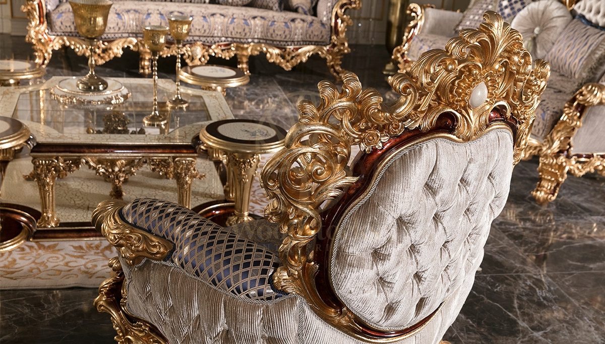 Royal Aspendos Hand Carved Teak Sofa Set II, Saharanpur, view 3