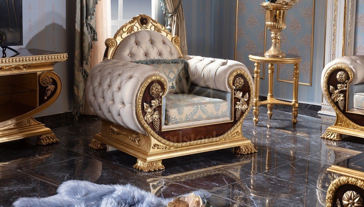 Royal Vanera Hand Carved Teak Sofa Set, Saharanpur, view 6