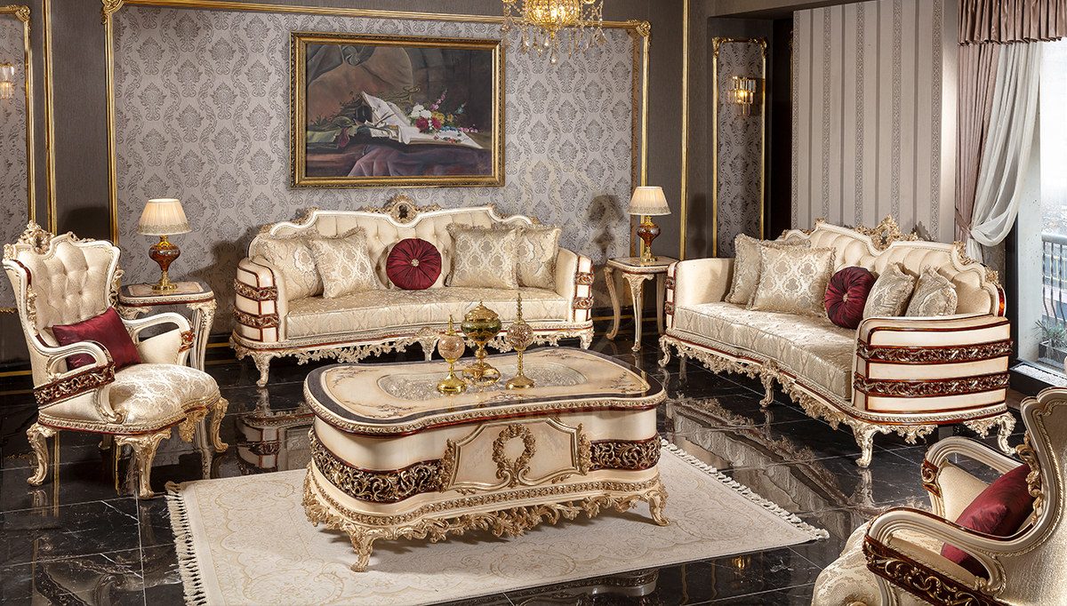 Royal Labros Hand Carved Teak Sofa Set, Saharanpur, Sofa Set