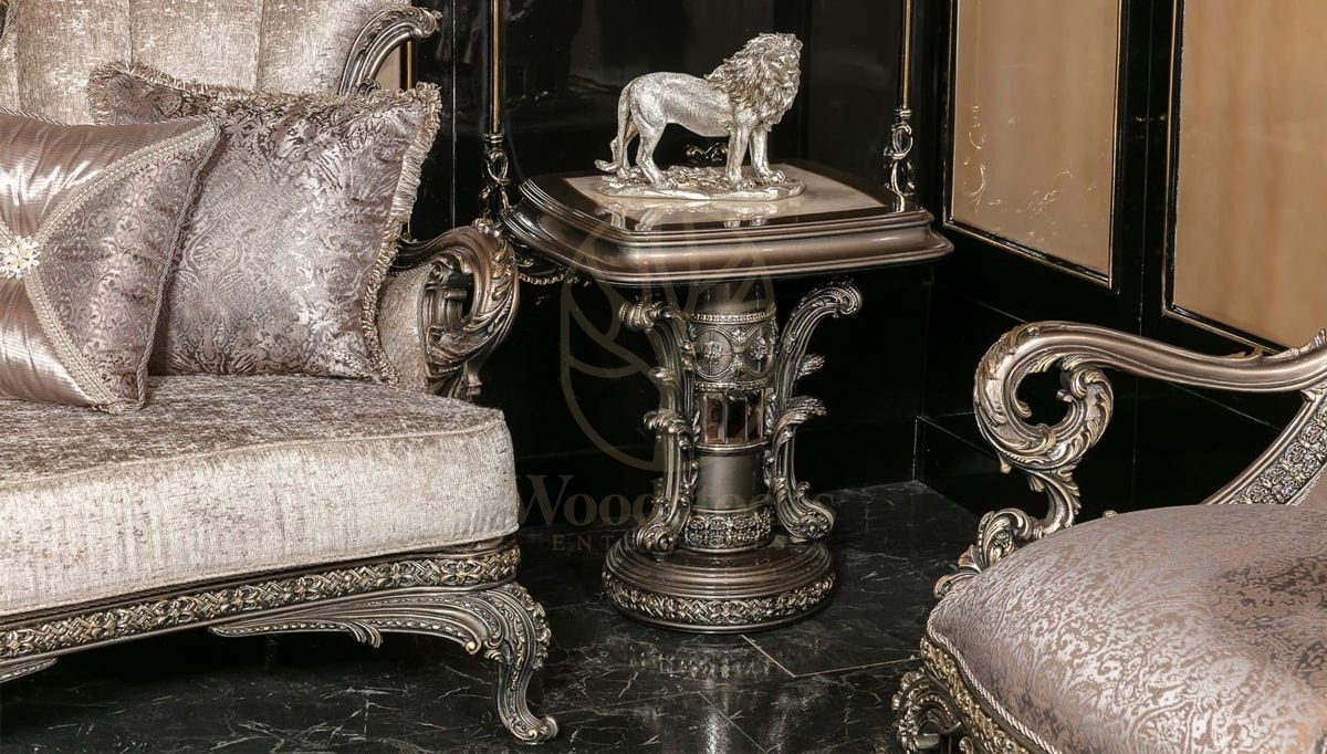 Royal Mucevher Hand Carved Teak Sofa Set, Saharanpur, view 7