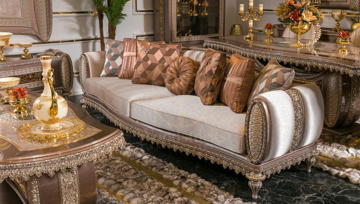 Royal Vegas Hand Carved Teak Sofa Set, Saharanpur, view 3