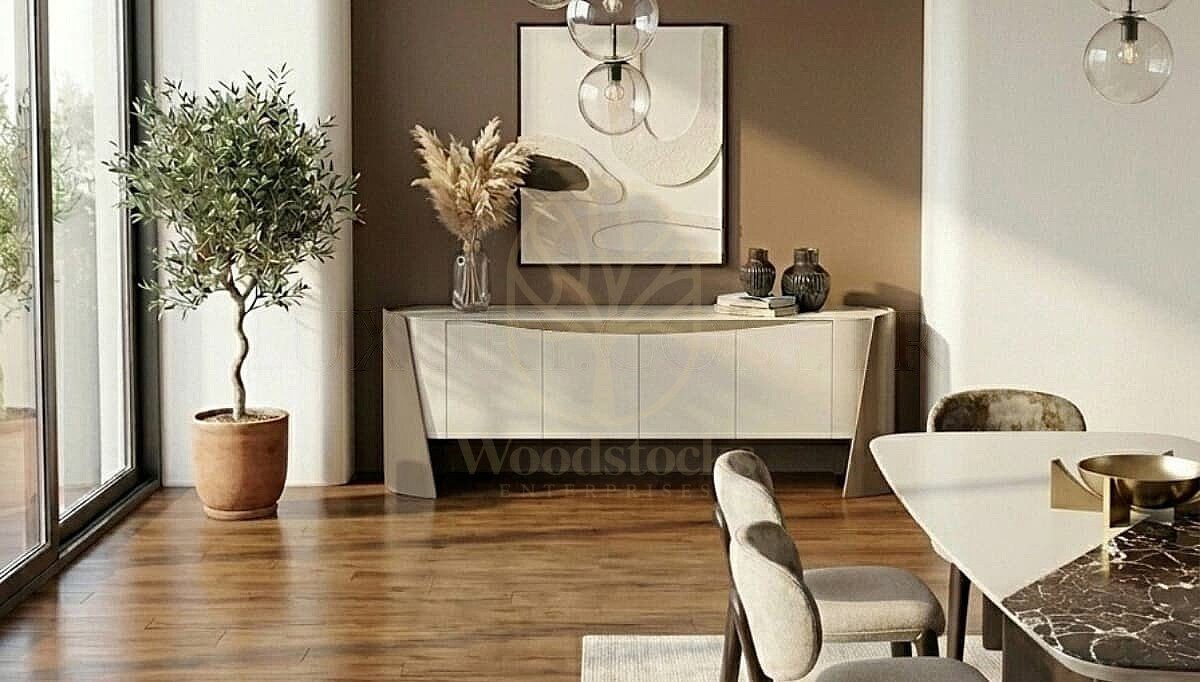 Luxury Florya Handcrafted Teak Dining Table Set, Saharanpur, view 4