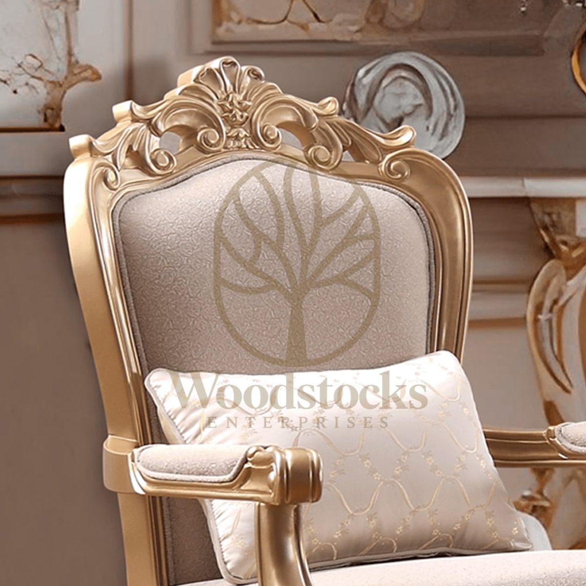 Teak Contemporary & Classical Sofa Set, alternate view