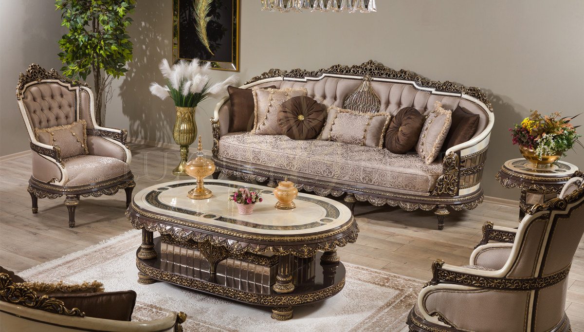 Royal Nirvana Hand Carved Teak Sofa Set, Saharanpur, view 6