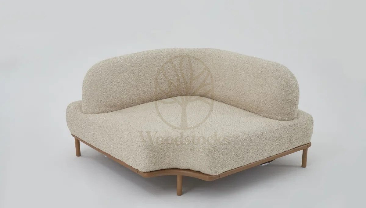 Luxury Avenzo Handcrafted Teak L-Shape Sofa, Saharanpur, view 5
