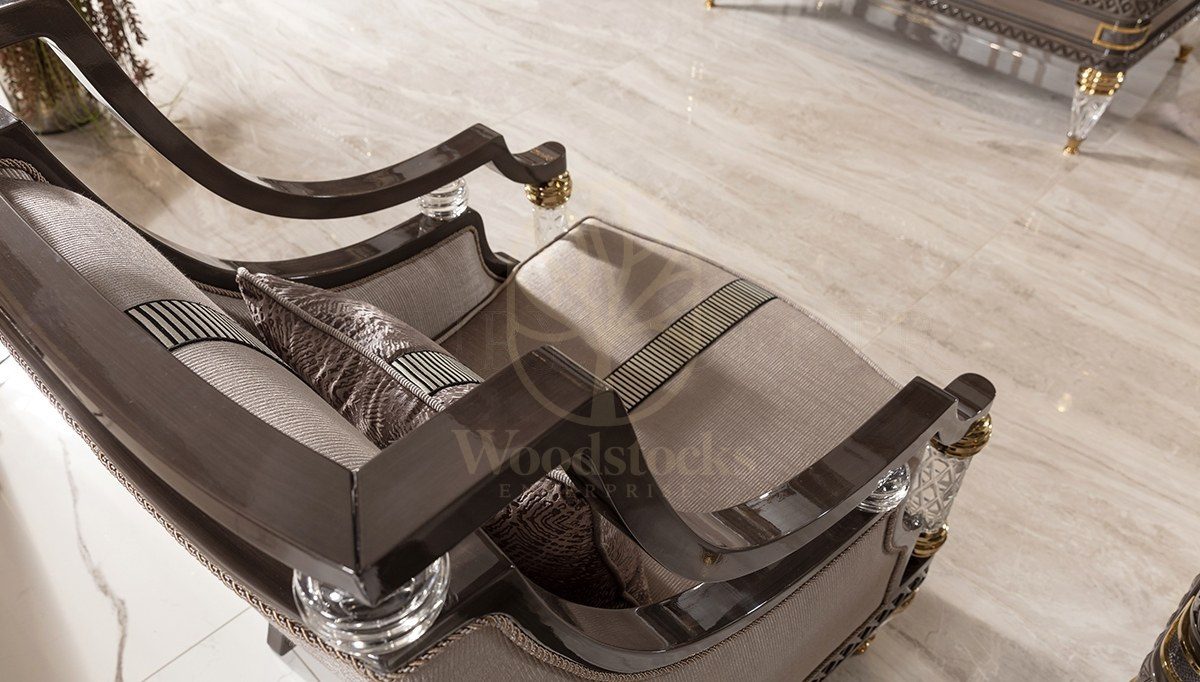 Luxury Notron Handcrafted Teak Sofa Set, Saharanpur, view 7