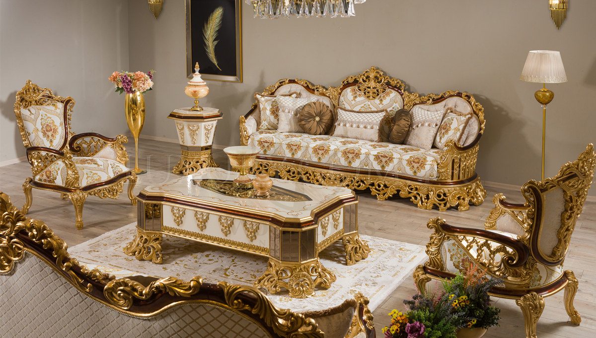 Royal Hurrem Hand Carved Teak Sofa Set III, Saharanpur, view 6