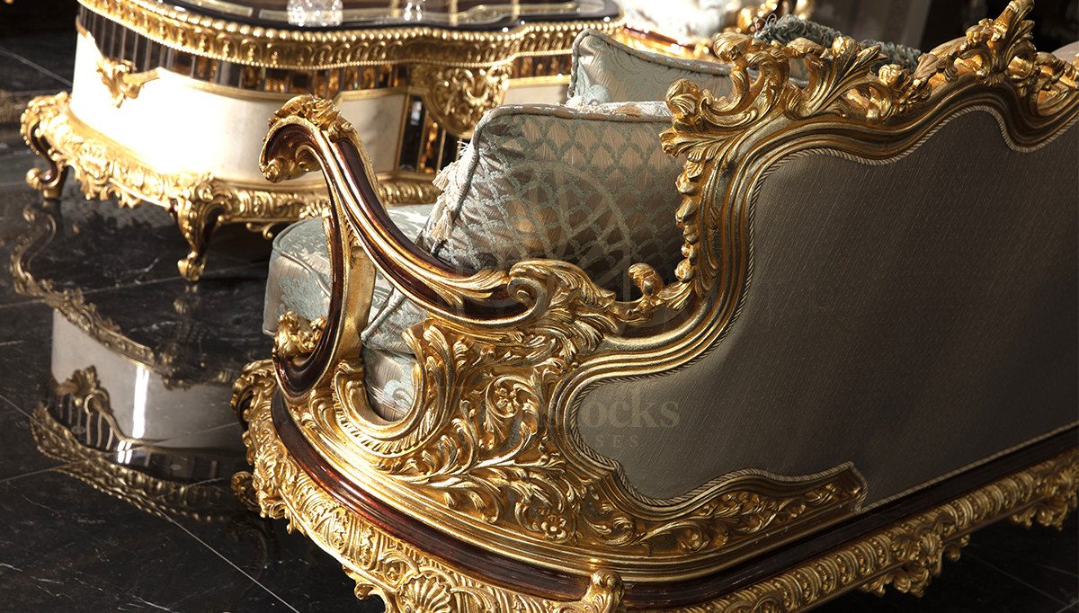 Royal Payitaht Hand Carved Teak Sofa Set, Saharanpur, view 3