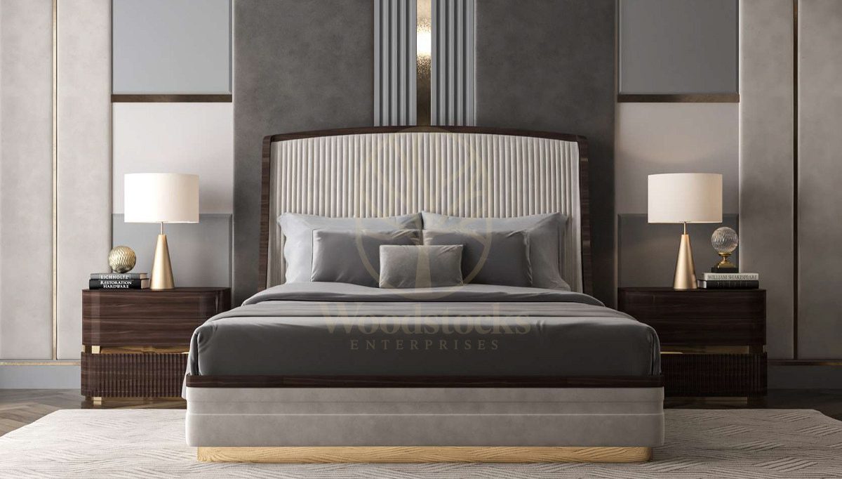 Luxury Almeda Handcrafted Teak King Size Bed, Saharanpur, view 2