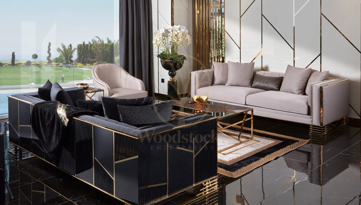 Luxury Tegre Handcrafted Teak Sofa Set II, Saharanpur, view 9