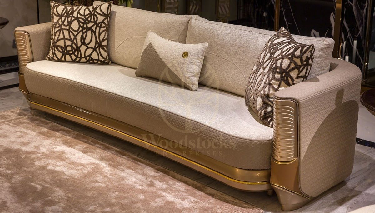 Luxury Danilo Handcrafted Teak Sofa Set, Saharanpur, view 4