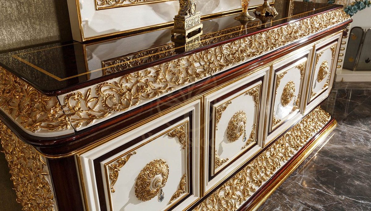 Royal Oxford Hand Carved Teak Dining Table Set II, Saharanpur, view 6